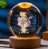 3D Constellation Crystal Ball Night Light