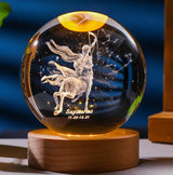 3D Constellation Crystal Ball Night Light