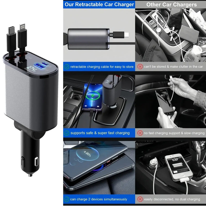 Retractable Car Charger